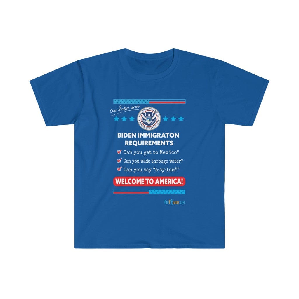 Printify T-Shirt Royal / S Immigration Requirements