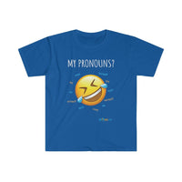 Thumbnail for Printify T-Shirt Royal / S Pronouns are Funny