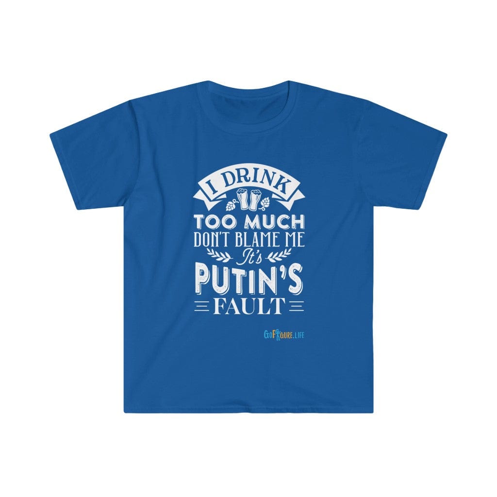 Printify T-Shirt Royal / S Putin's Fault