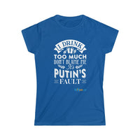 Thumbnail for Printify T-Shirt Royal / S Putin's Fault