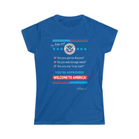 Thumbnail for Printify T-Shirt Royal / S Women's - Welcome to America