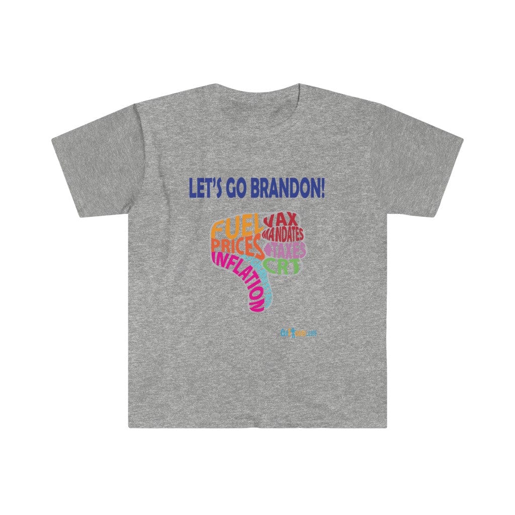 Printify T-Shirt Sport Grey / S Brandon Thumbs Down