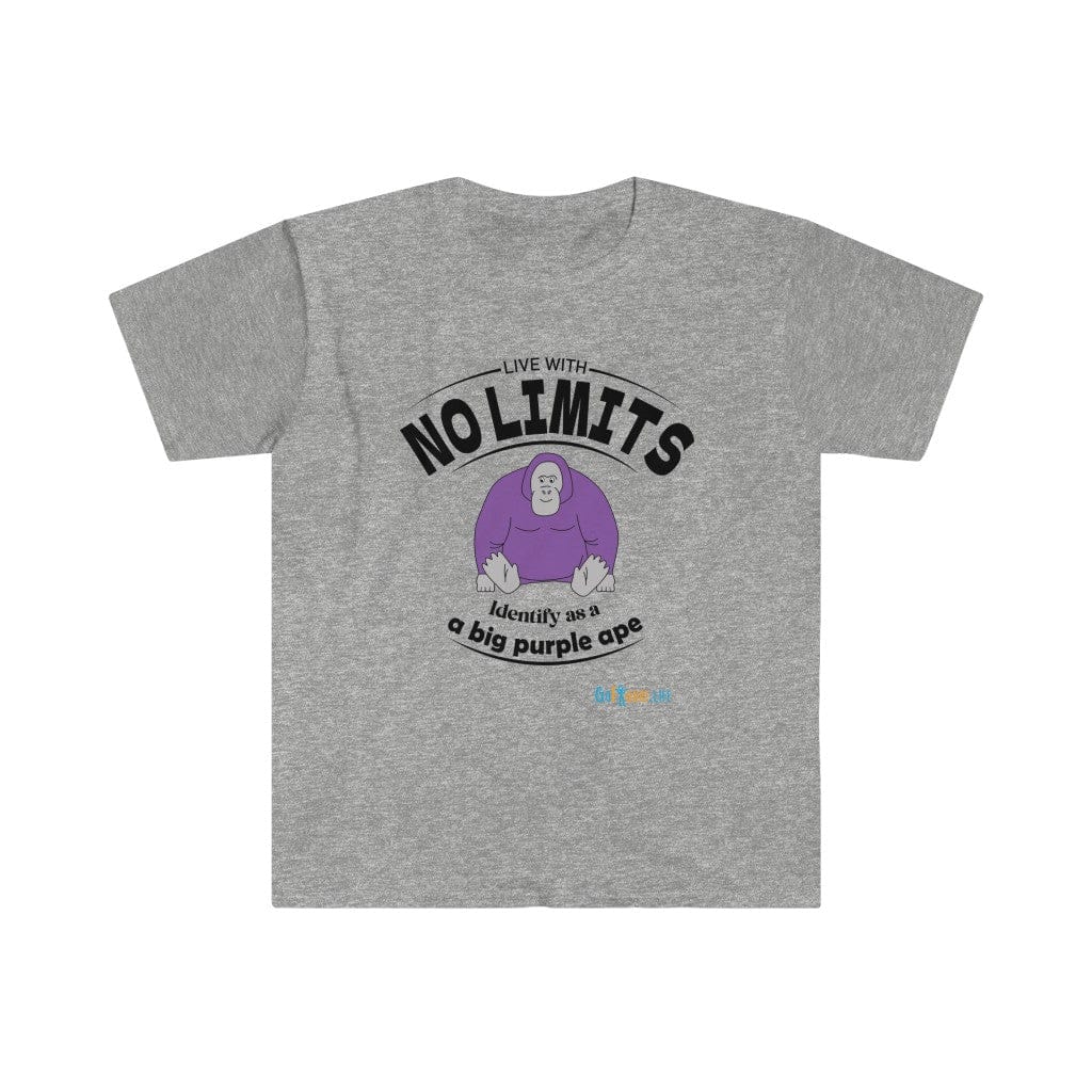 Printify T-Shirt Sport Grey / S Identify Purple Ape