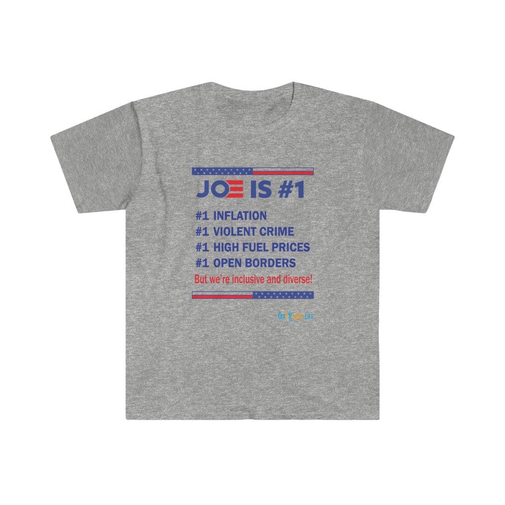 Printify T-Shirt Sport Grey / S Joe is #1