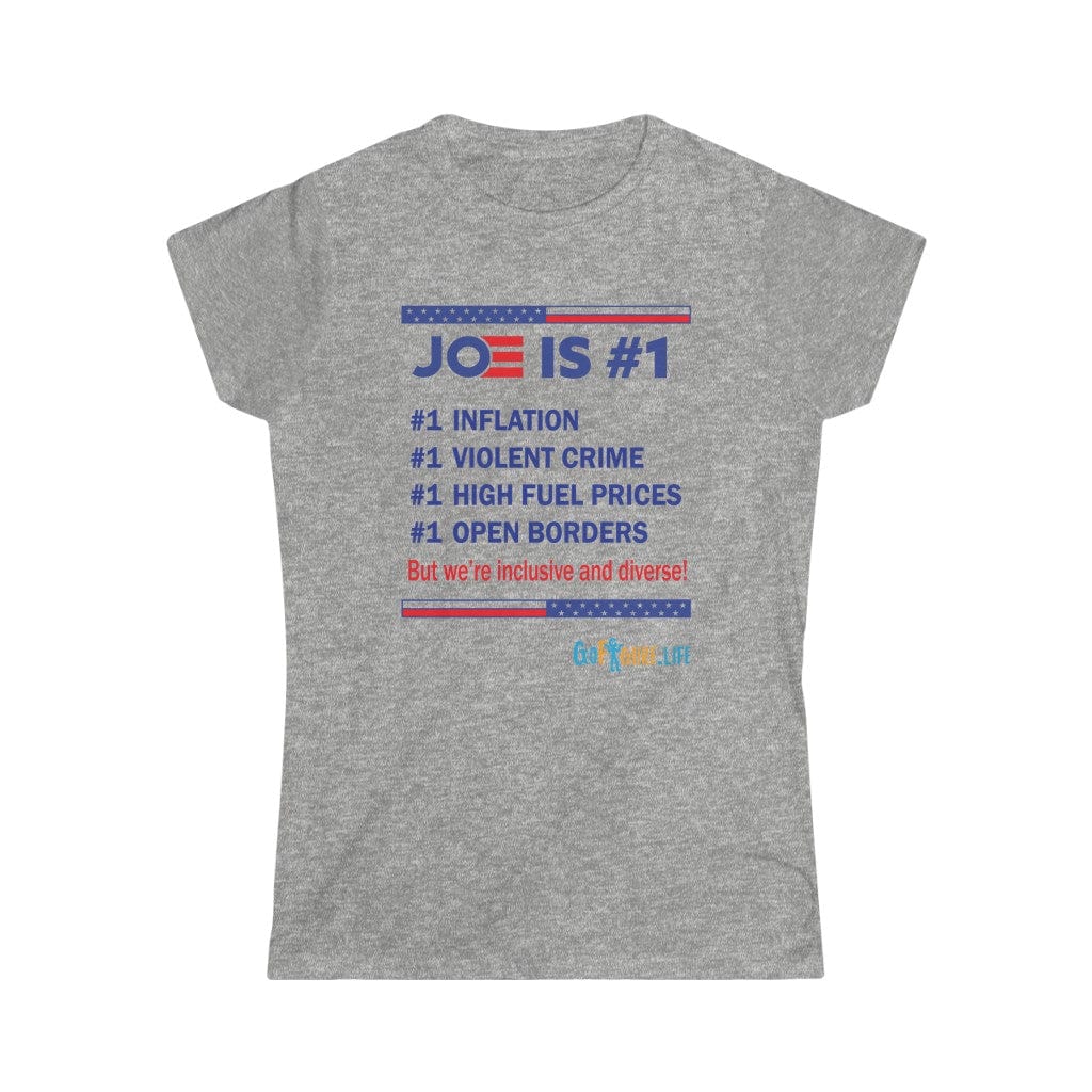 Printify T-Shirt Sport Grey / S Joe is #1