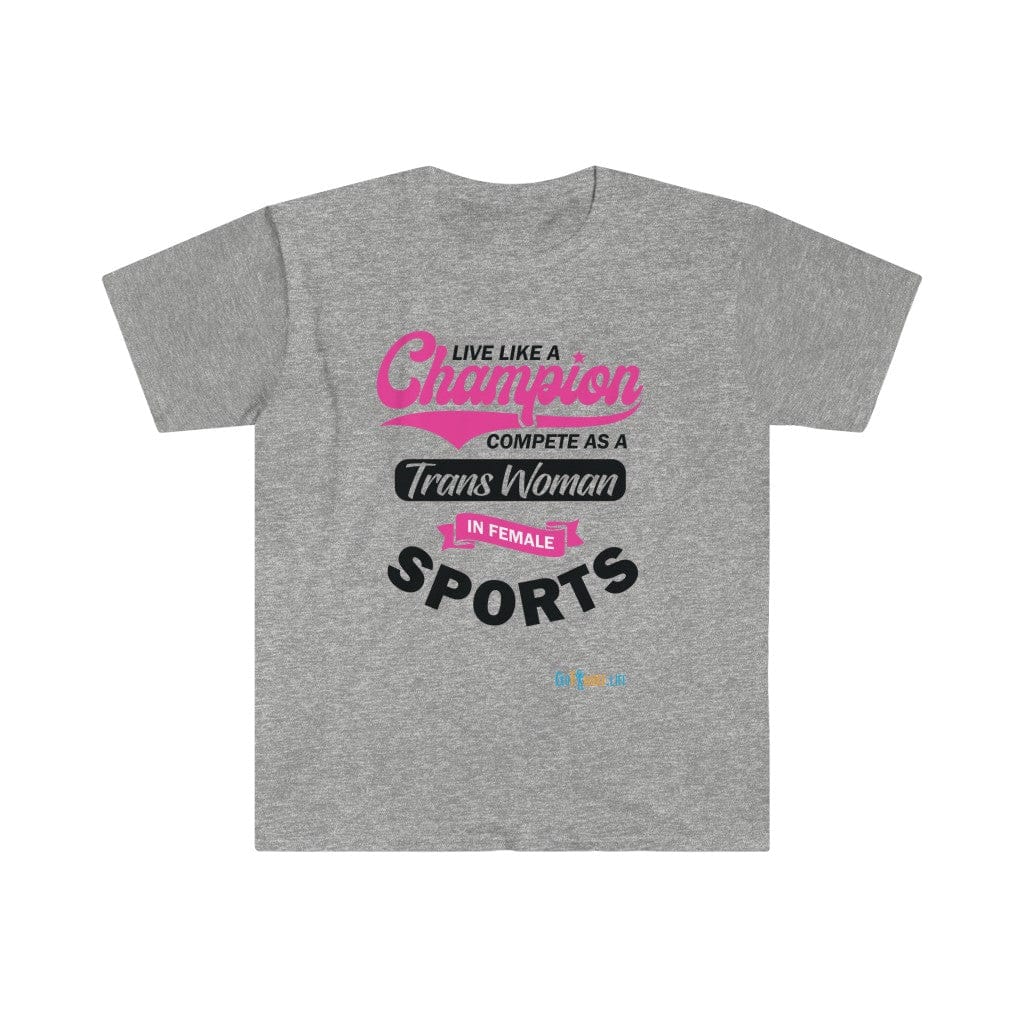 Printify T-Shirt Sport Grey / S Live Like a Champion 2