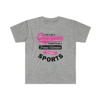 Thumbnail for Printify T-Shirt Sport Grey / S Live Like a Champion 2