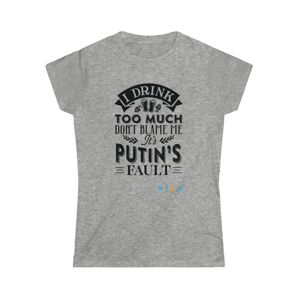 Printify T-Shirt Sport Grey / S Putin's Fault