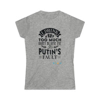 Thumbnail for Printify T-Shirt Sport Grey / S Putin's Fault