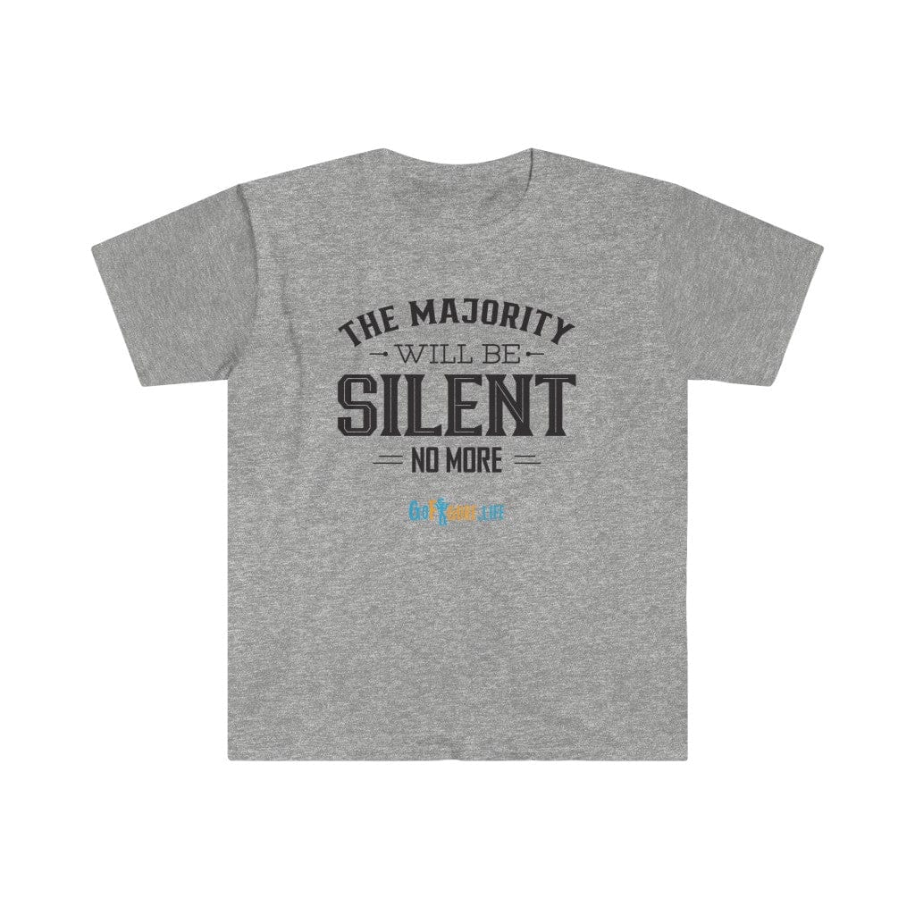 Printify T-Shirt Sport Grey / S Silent No More