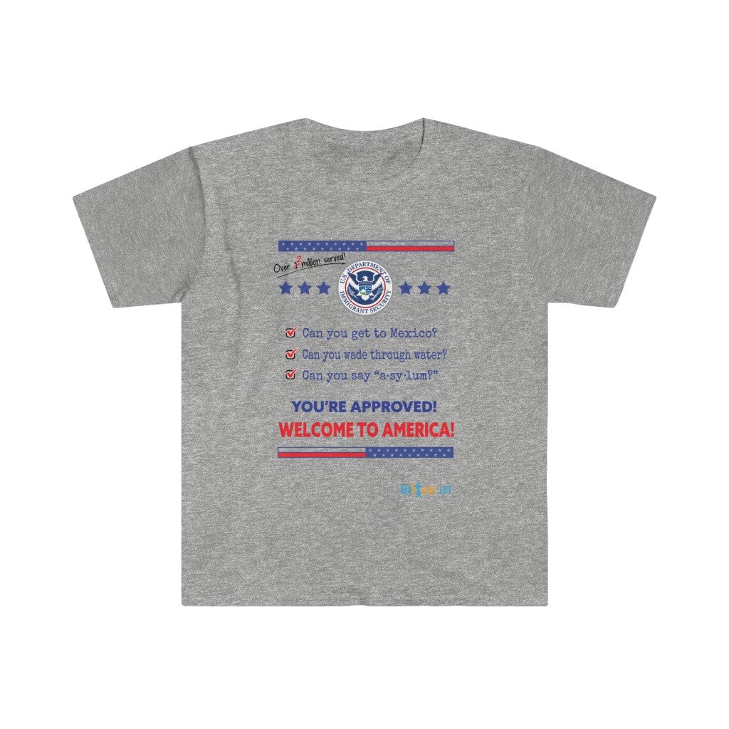 Printify T-Shirt Sport Grey / S Welcome to America
