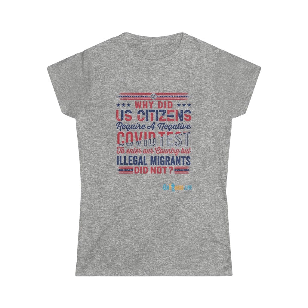 Printify T-Shirt Sport Grey / S Women's - COVID Hypocrites
