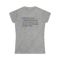 Thumbnail for Printify T-Shirt Sport Grey / S Women's -Equity Defined