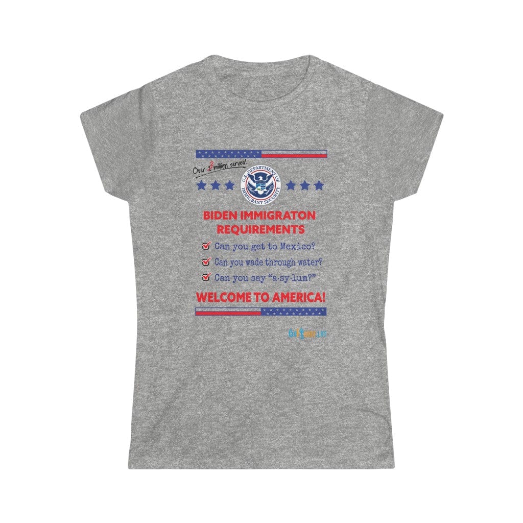 Printify T-Shirt Sport Grey / S Women's - Immigration Requirements