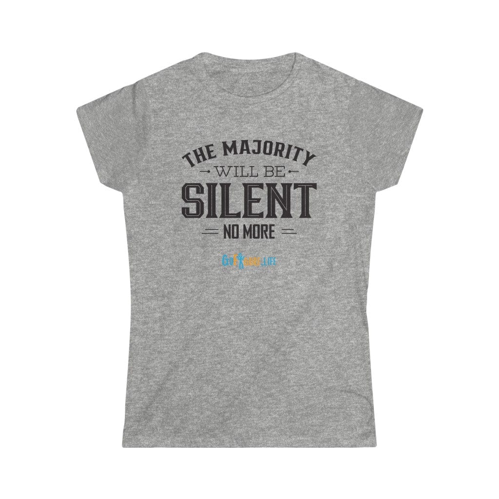 Printify T-Shirt Sport Grey / S Women's - Silent No More