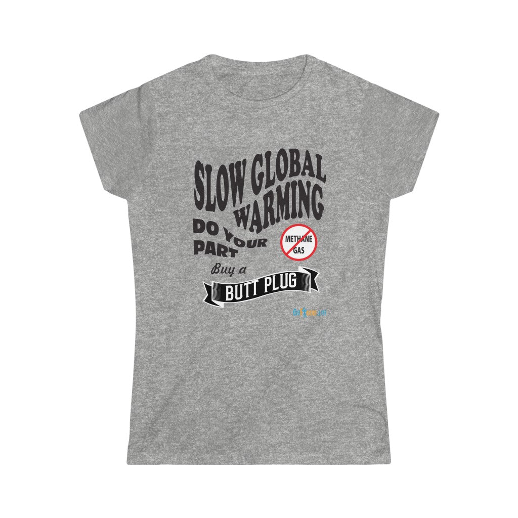 Printify T-Shirt Sport Grey / S Women's - Stop Global Warming