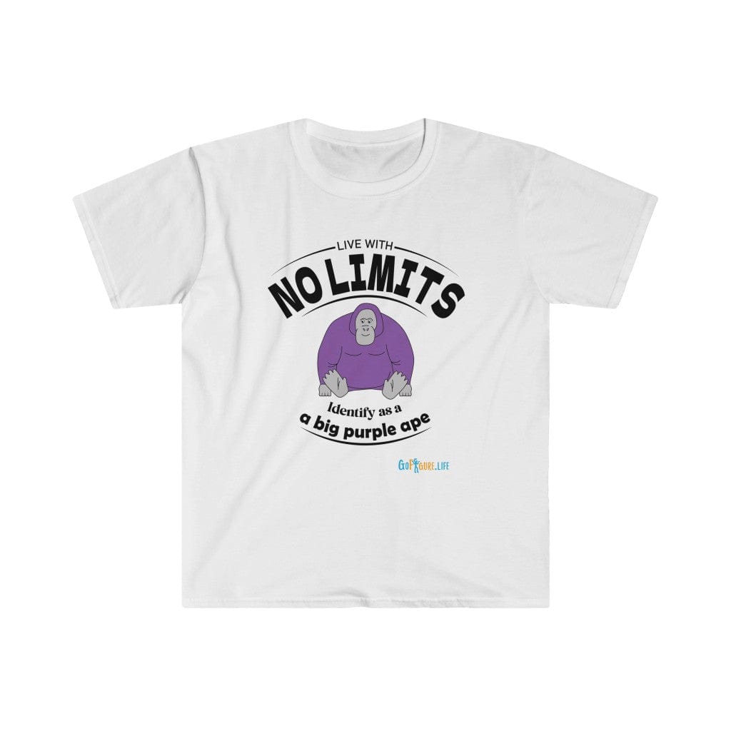 Printify T-Shirt White / L Identify Purple Ape