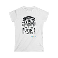 Thumbnail for Printify T-Shirt White / L Putin's Fault