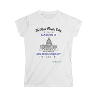 Thumbnail for Printify T-Shirt White / L Women's - The Real Magic City