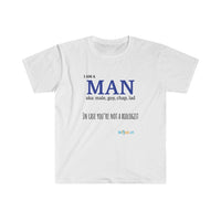 Thumbnail for Printify T-Shirt White / S I am a Man