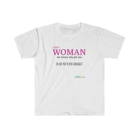 Thumbnail for Printify T-Shirt White / S I am a Woman - simple