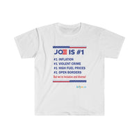 Thumbnail for Printify T-Shirt White / S Joe is #1
