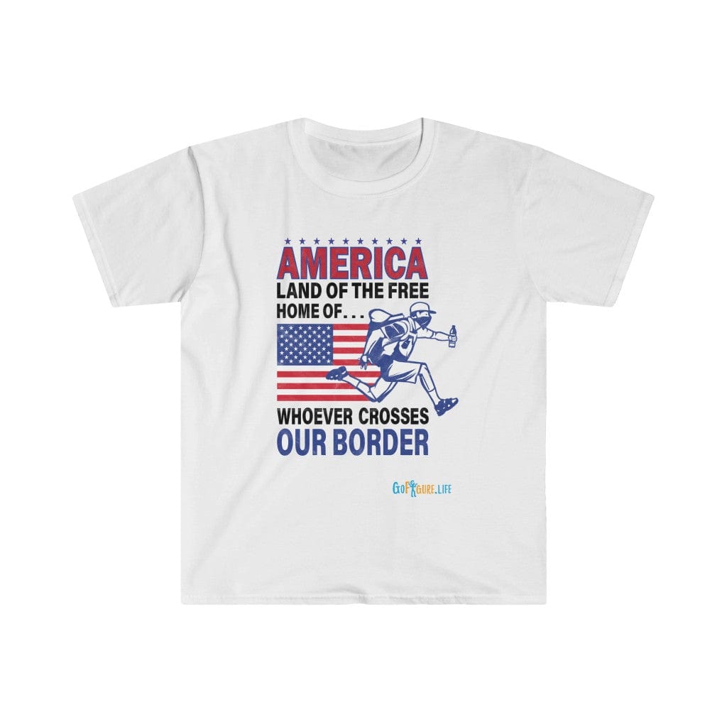 Printify T-Shirt White / S Land of the Free
