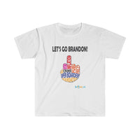 Thumbnail for Printify T-Shirt White / S Let’s go Brandon!