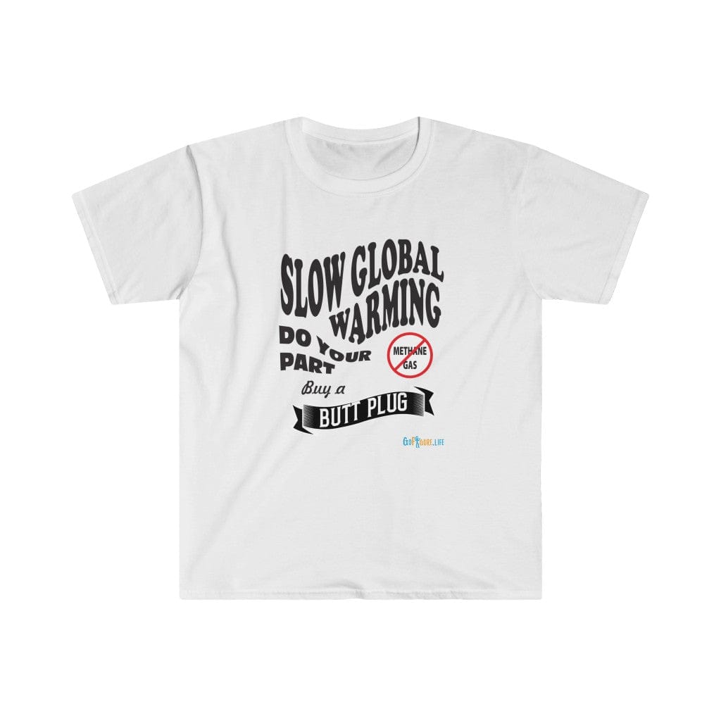 Printify T-Shirt White / S Stop Global Warming