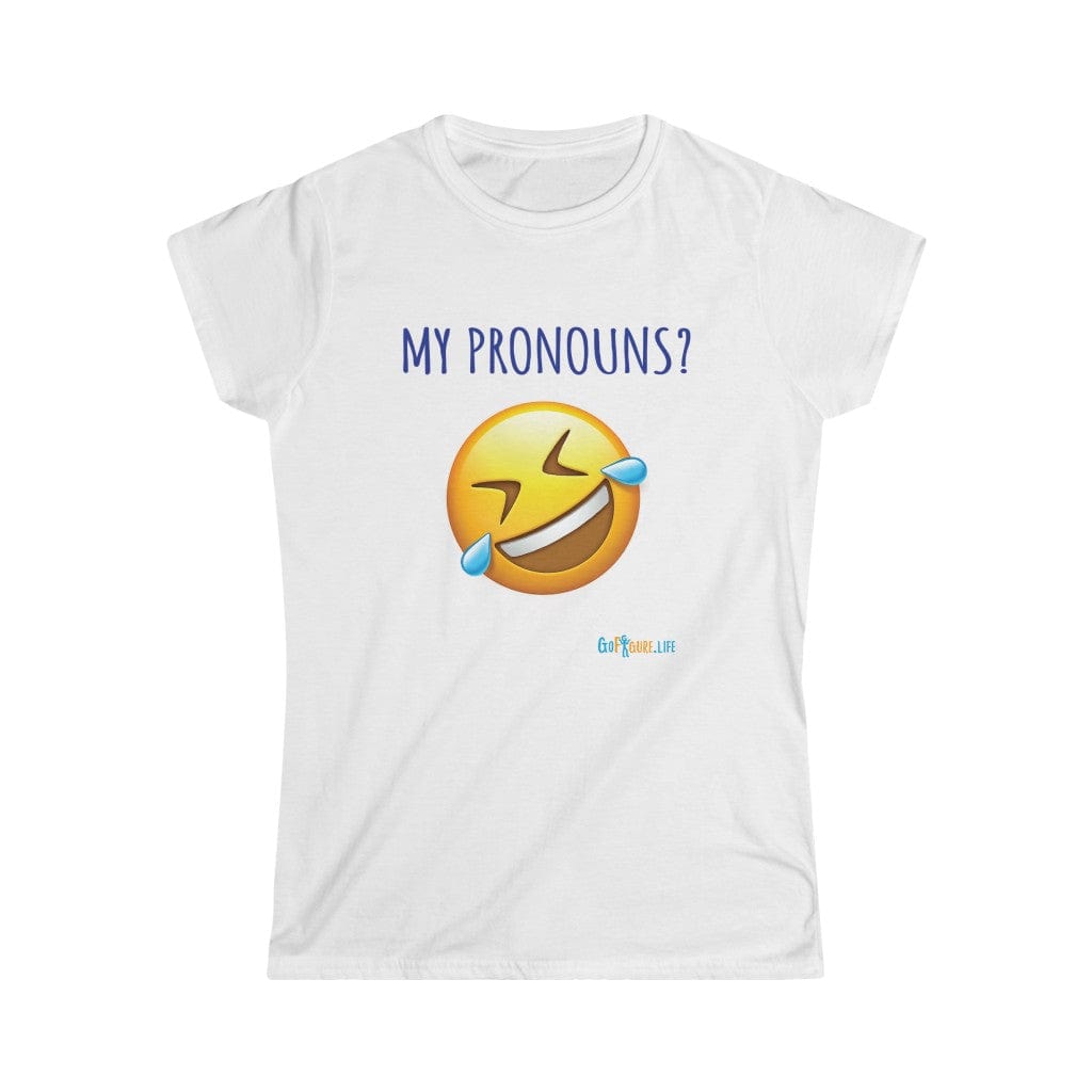 Printify T-Shirt White / S What Pronouns?