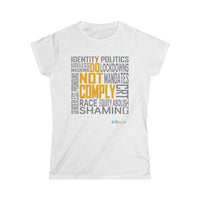Thumbnail for Printify T-Shirt White / S Women's -Do Not Comply