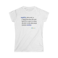 Thumbnail for Printify T-Shirt White / S Women's -Equity Defined