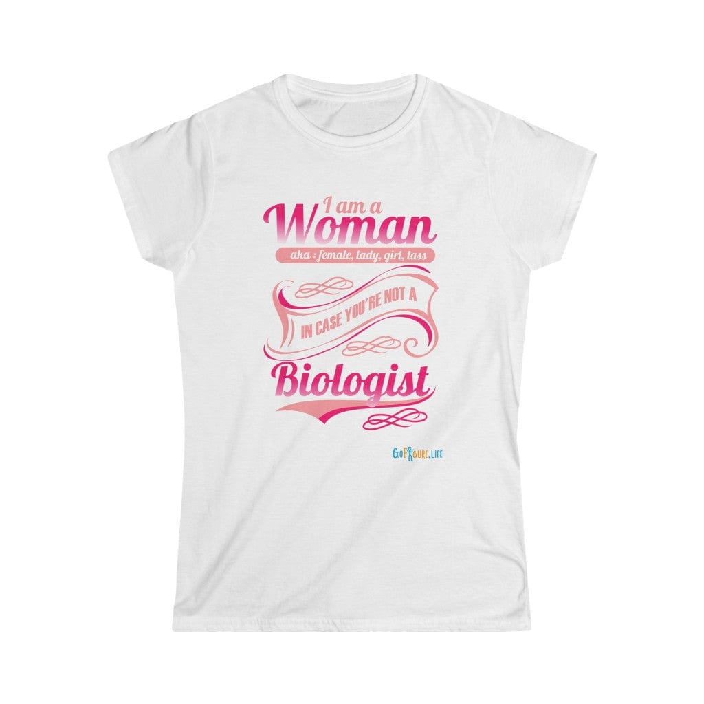 Printify T-Shirt White / S Women's - I am a Woman - fancy