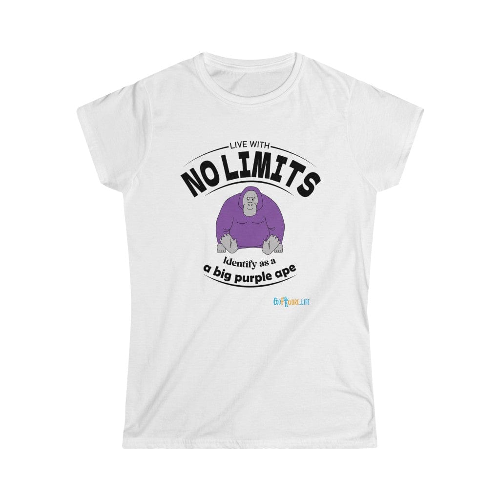 Printify T-Shirt White / S Women's - Identify as a Purple Ape