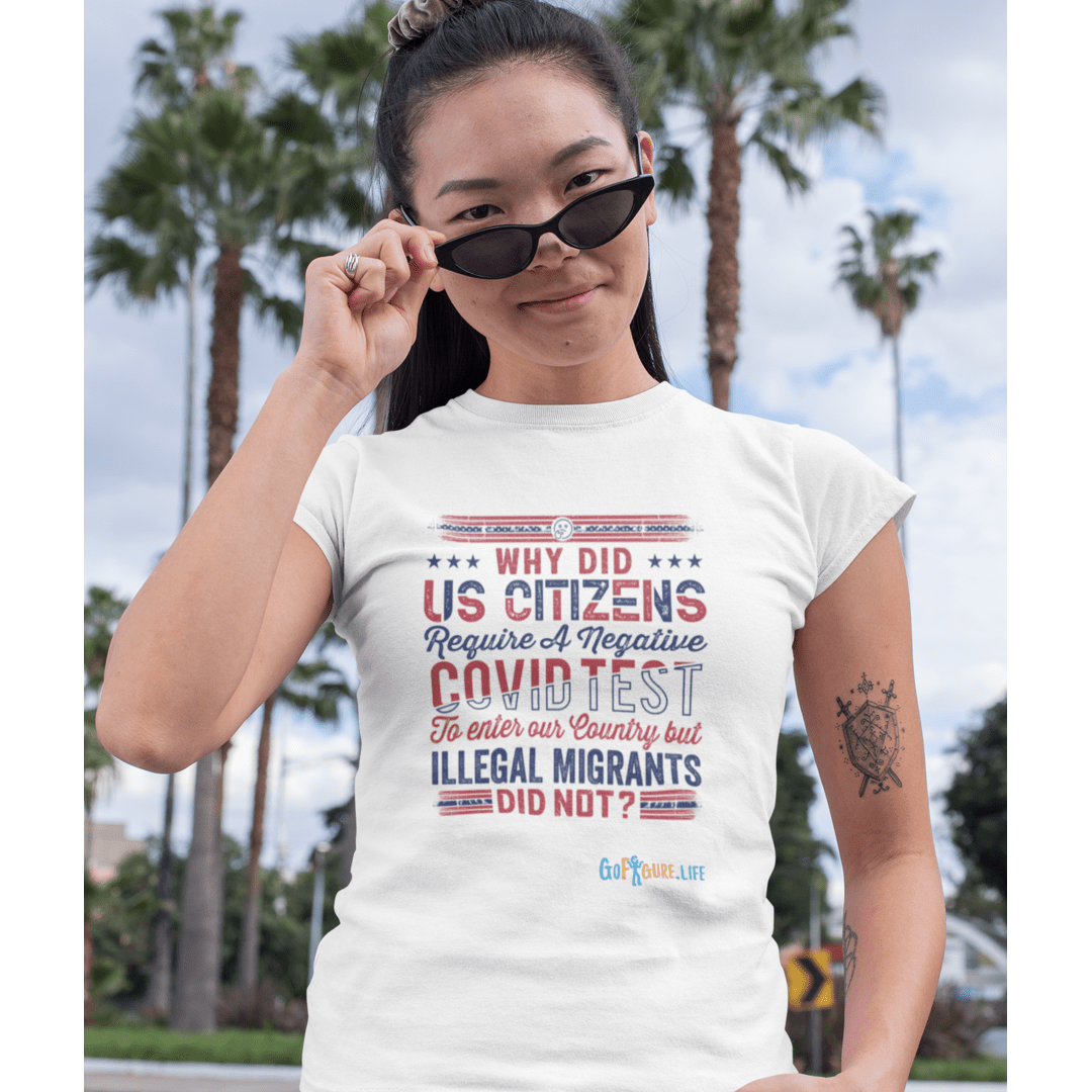 Printify T-Shirt Women's - COVID Hypocrites