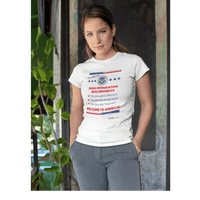 Thumbnail for Printify T-Shirt Women's - Immigration Requirements
