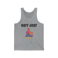 Thumbnail for Printify Tank Top L / Athletic Heather Hey Joe Middle Finger Tank