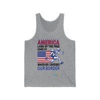 Thumbnail for Printify Tank Top L / Athletic Heather Land of the Free