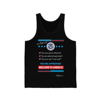 Thumbnail for Printify Tank Top L / Black Welcome to America