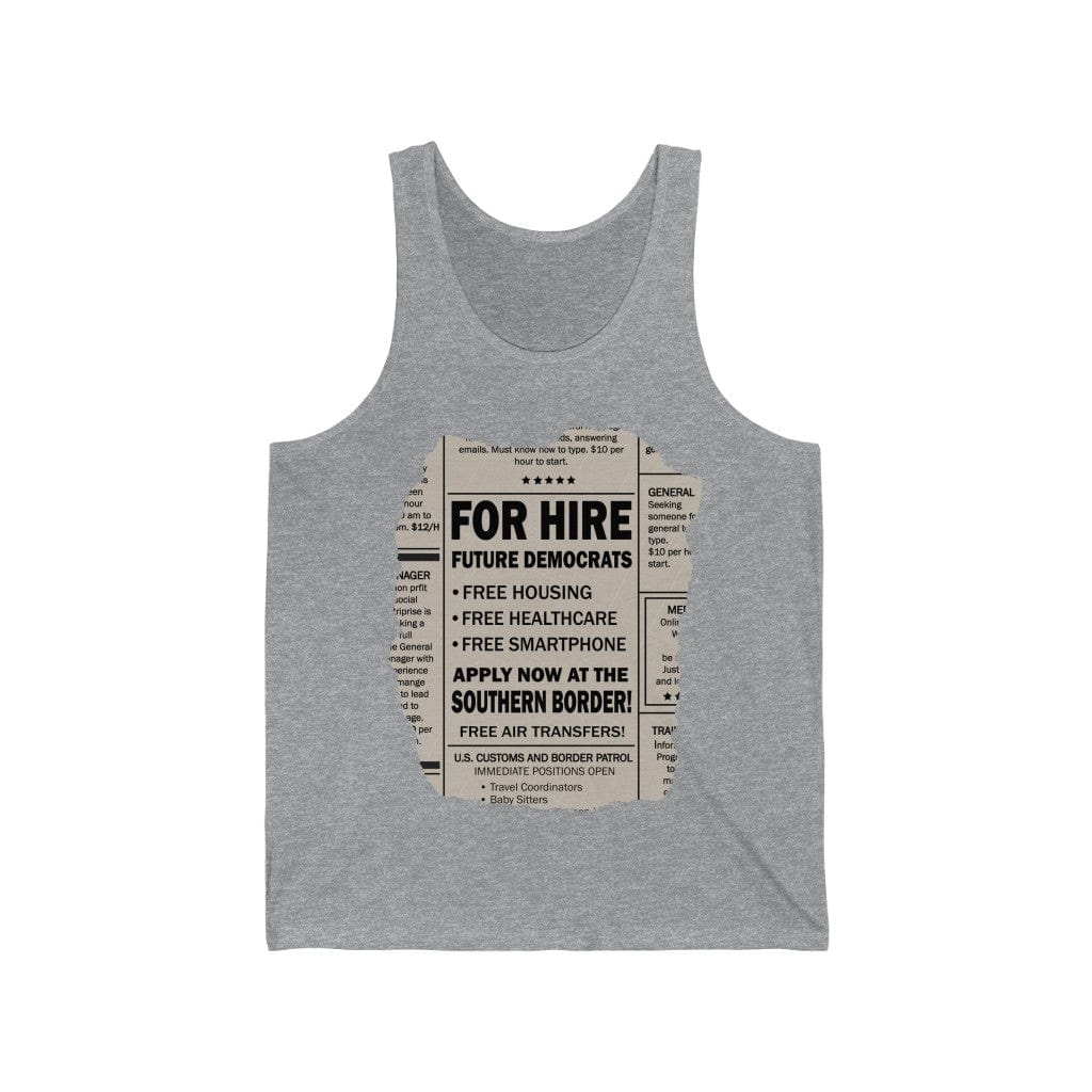 Printify Tank Top XS / Athletic Heather Democrats for Hire