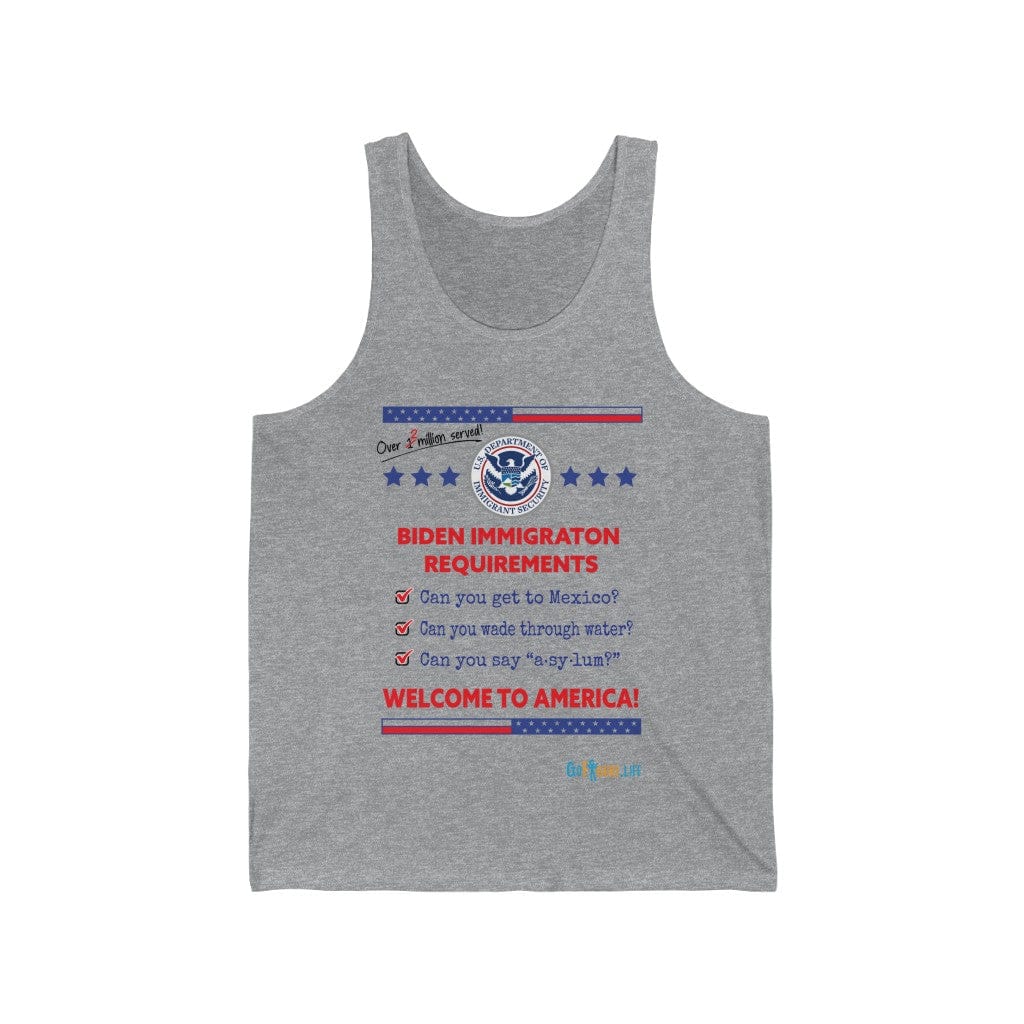 Printify Tank Top XS / Athletic Heather Immigration Requirements