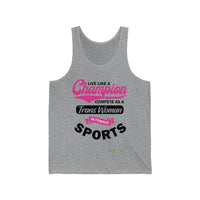 Thumbnail for Printify Tank Top XS / Athletic Heather Live Like a Champion 2