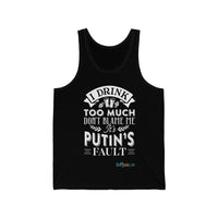 Thumbnail for Printify Tank Top XS / Black Putin's Fault