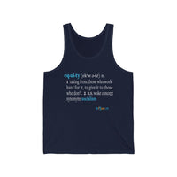Thumbnail for Printify Tank Top XS / Navy Equity Defined