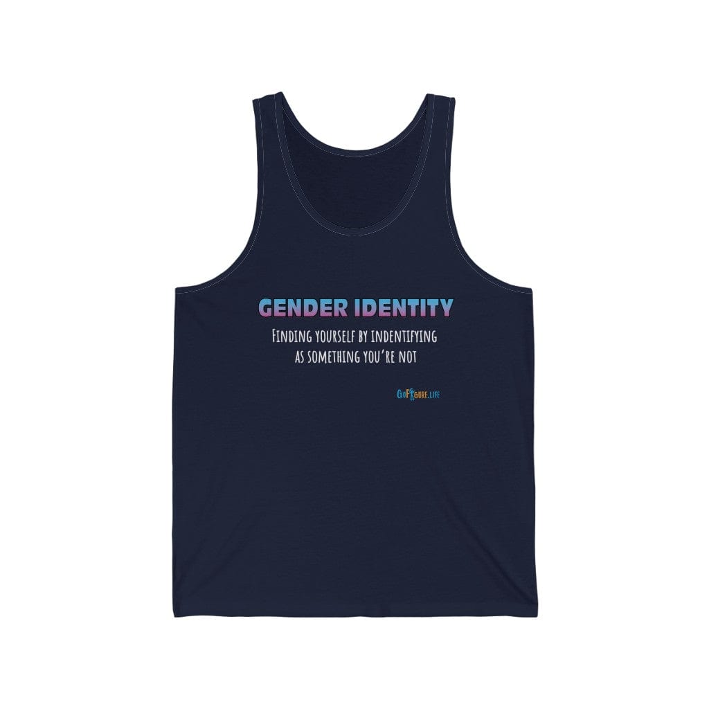 Printify Tank Top XS / Navy Finding Yourself