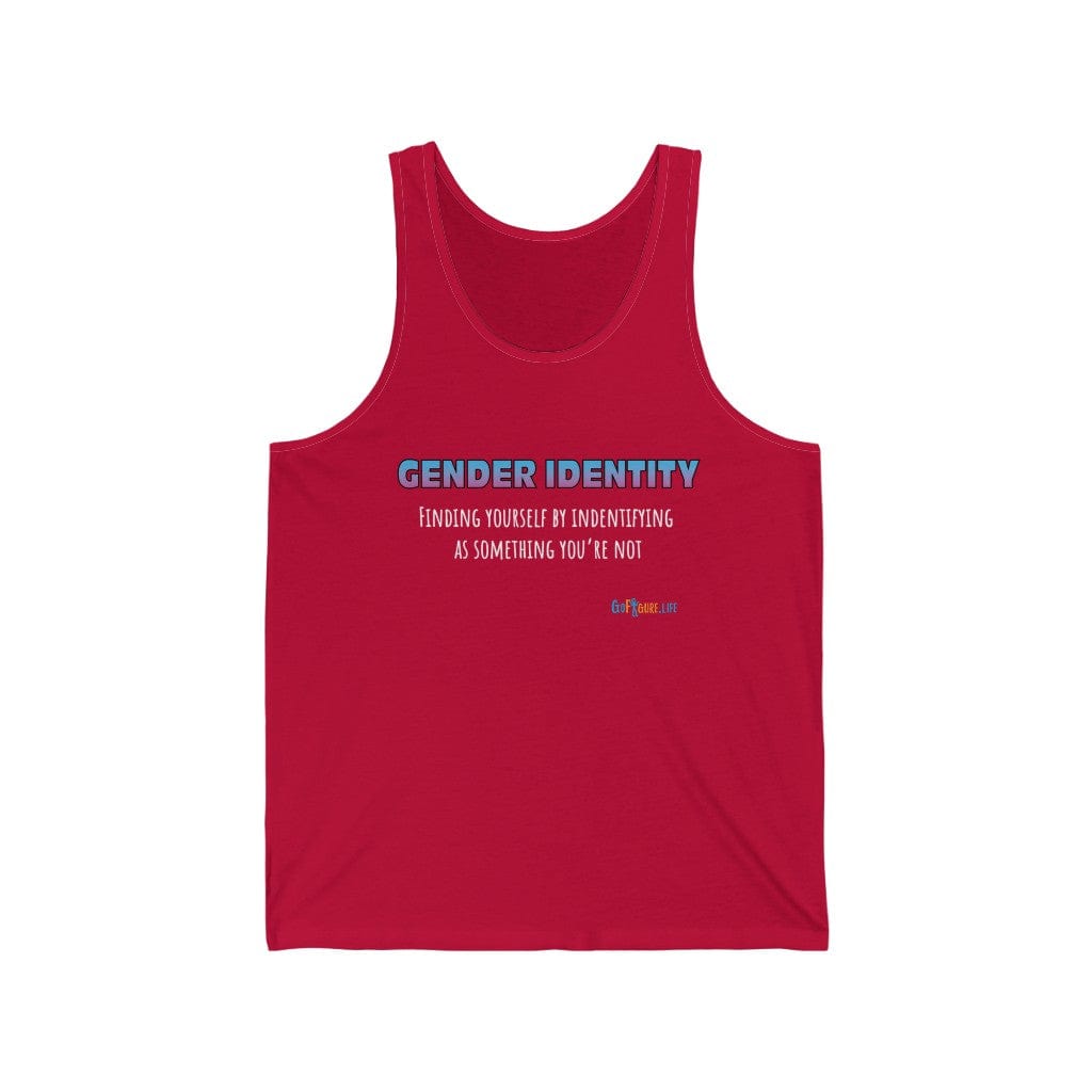 Printify Tank Top XS / Red Finding Yourself