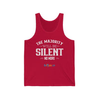 Thumbnail for Printify Tank Top XS / Red Silent No More