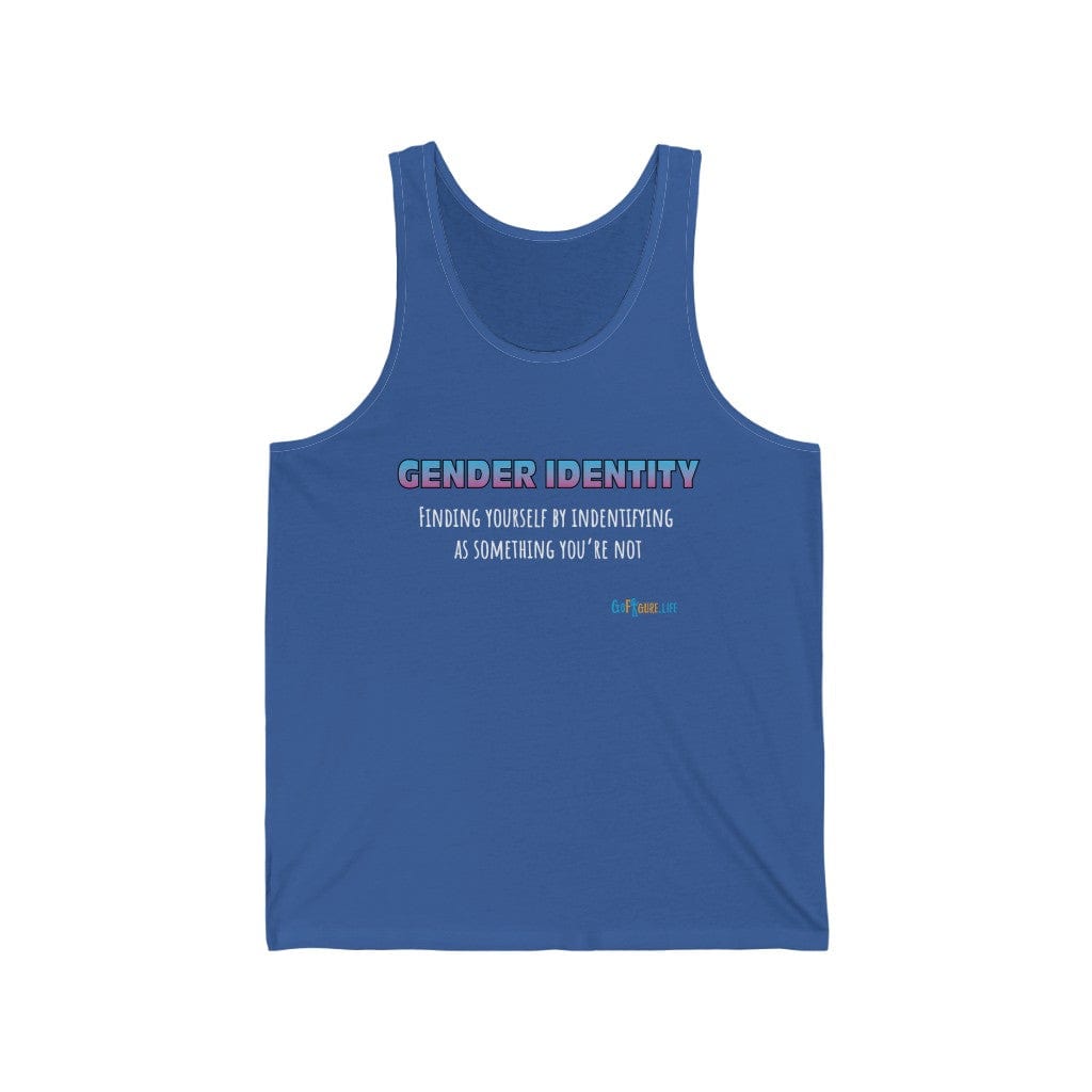 Printify Tank Top XS / True Royal Finding Yourself