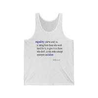 Thumbnail for Printify Tank Top XS / White Equity Defined