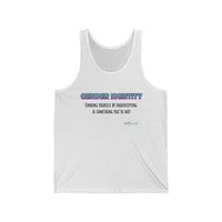 Thumbnail for Printify Tank Top XS / White Finding Yourself